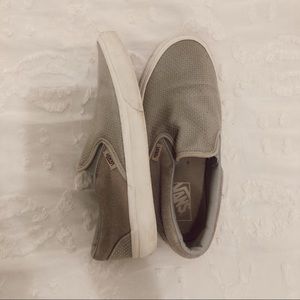 Grey Suede Vans!